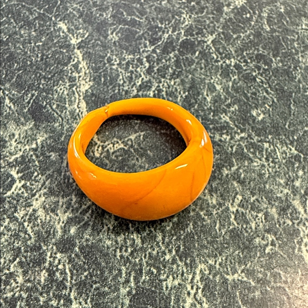 Vintage Butterscotch Bakelite Ring